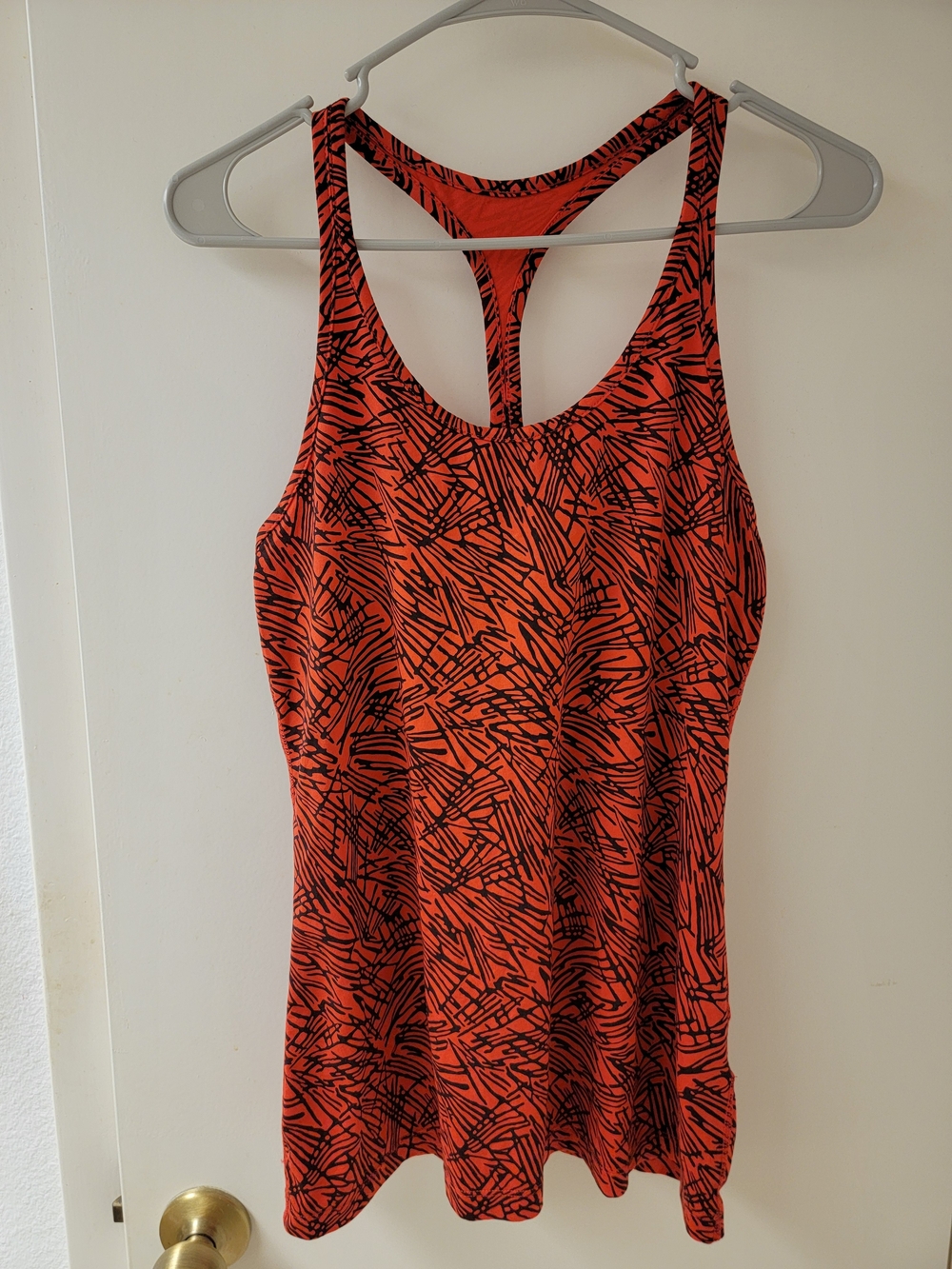 Nike Dri-fit Red & Black Printed Racerback Tank!